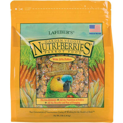 Lafeber Garden Veggie Nutri-Berries Parrot Food-Bird-Lafeber-3 lbs-