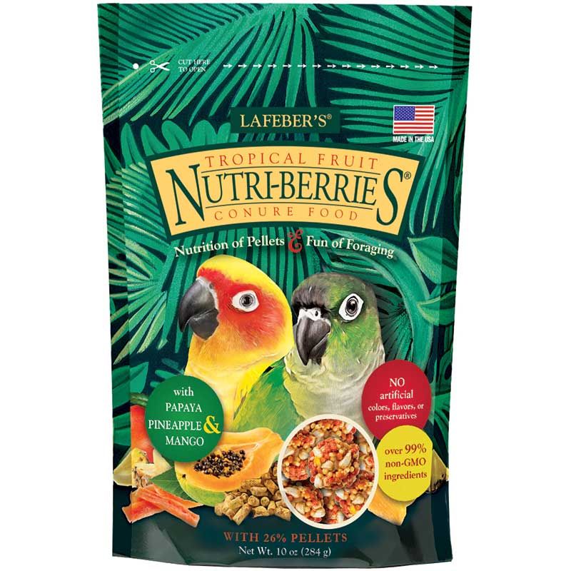 Lafeber Tropical Fruit Nutri-Berries Conure Food-Bird-Lafeber-10 oz-