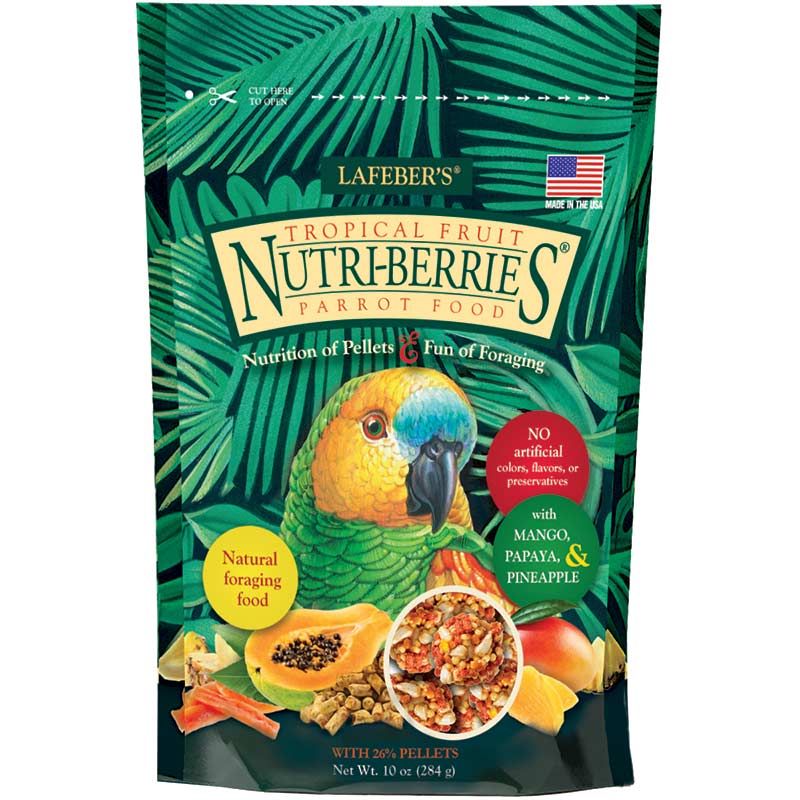 Lafeber Tropical Fruit Nutri-Berries Parrot Food-Bird-Lafeber-10 oz-