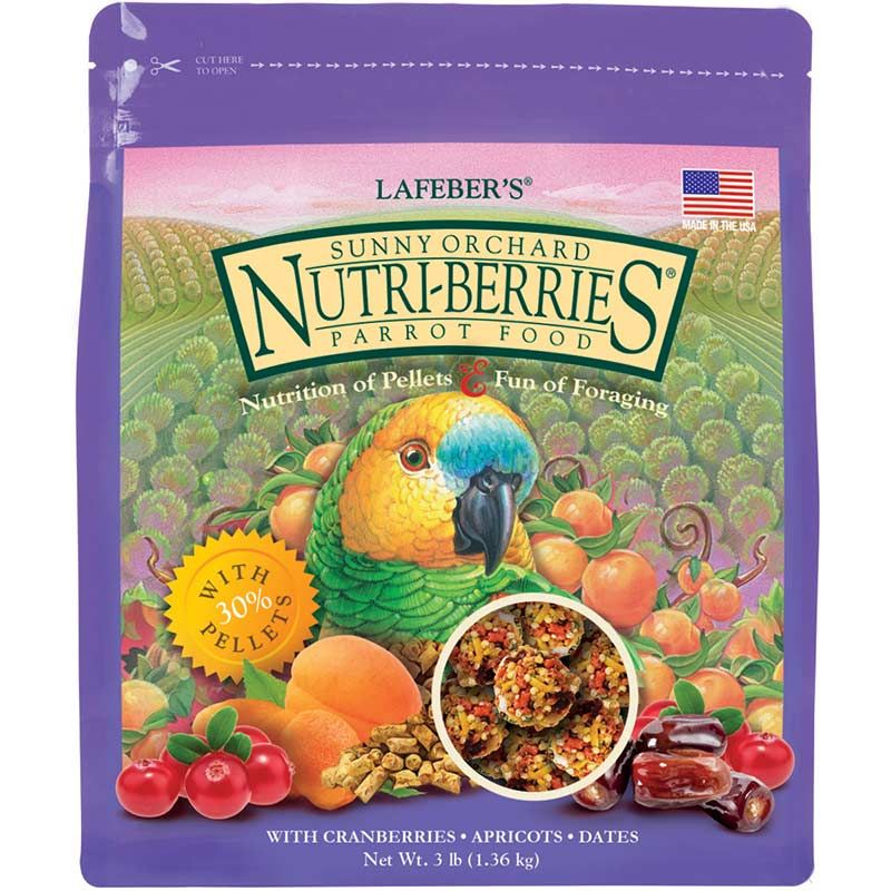 Lafeber Sunny Orchard Nutri-Berries Parrot Food-Bird-Lafeber-3 lbs-