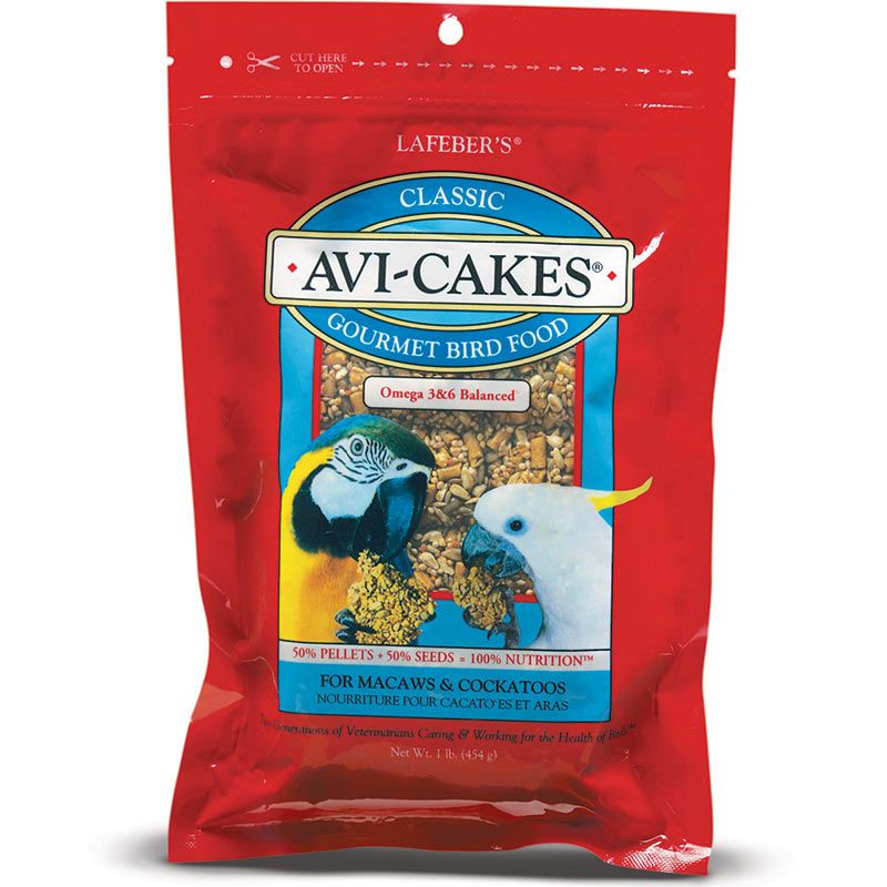 Lafeber Classic Avi-Cakes Gourmet Macaw & Cockatoo Food-Bird-Lafeber-16 oz-