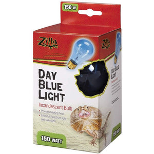 Zilla Incandescent Day Blue Light Bulb for Reptiles-Fish-Zilla-150 Watt-