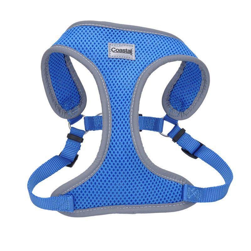 Coastal Pet Comfort Soft Reflective Wrap Adjustable Dog Harness - Blue Lagoon-Dog-Coastal Pet-X-Small - 16-19" Girth - (5/8" Straps)-