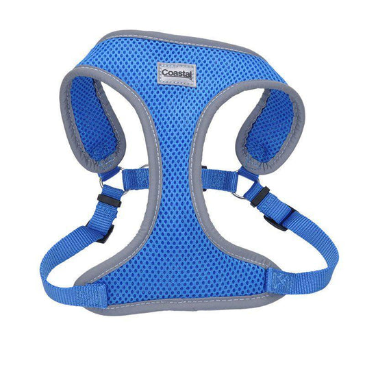 Coastal Pet Comfort Soft Reflective Wrap Adjustable Dog Harness - Blue Lagoon-Dog-Coastal Pet-X-Small - 16-19" Girth - (5/8" Straps)-