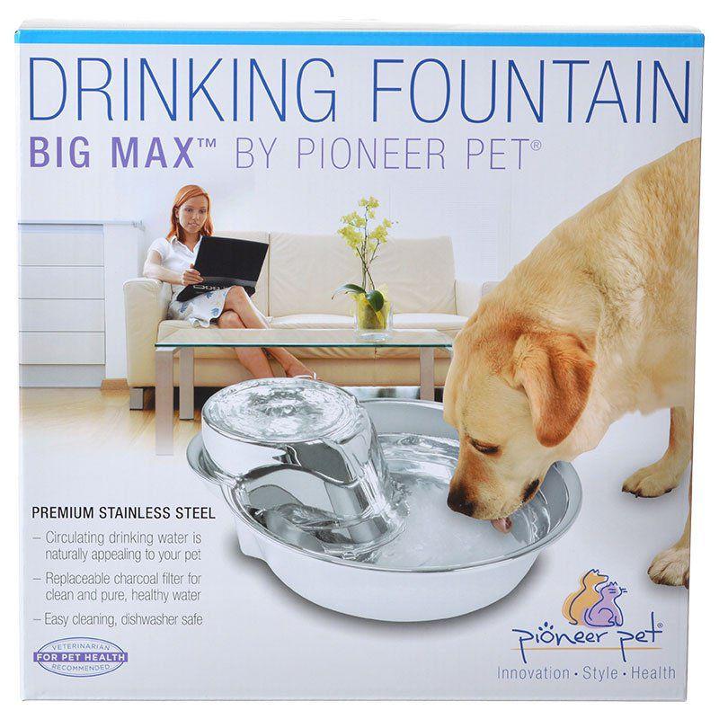 Pioneer Big Max Stainless Steel Drinking Fountain-Animals & Pet Supplies-BimBimPet-