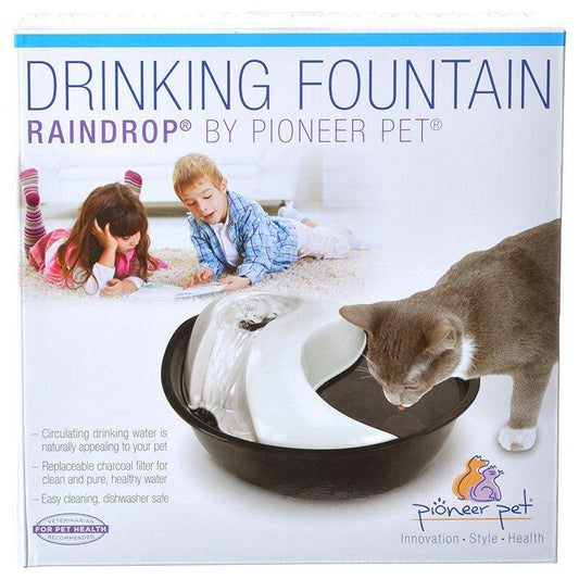 Pioneer Raindrop Plastic Drinking Fountain-Cat-Pioneer Pet-60 oz-