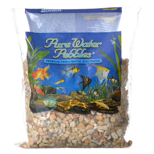 Pure Water Pebbles Aquarium Gravel - Carolina-Fish-Pure Water Pebbles-2 lbs (Grain Size 3.1-6.3 mm)-