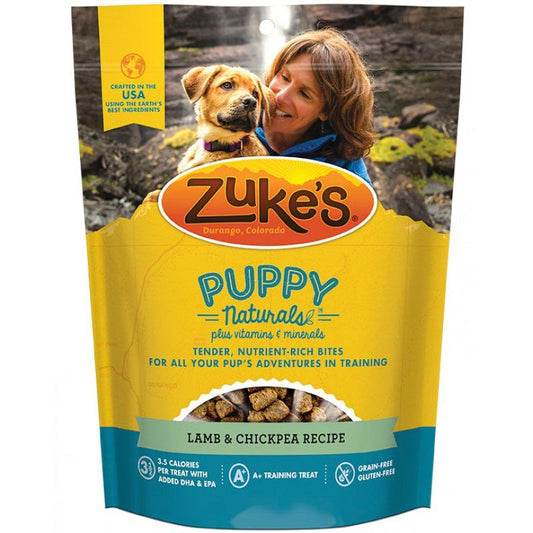 Zukes Puppy Naturals Dog Treats - Lamb & Chickpea Recipe-Dog-Zukes-5 oz-