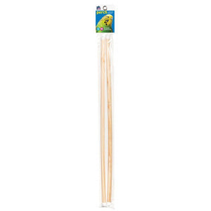 Prevue Birdie Basics Perch - Small/Medium Birds-Bird-Prevue-19"L x 7/16"W - 2 Pack-