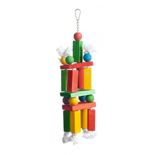 Prevue Bodacious Bites Beacon Bird Toy-Bird-Prevue-1 Pack - (3.75"L x 3.75"W x 17.5"H)-