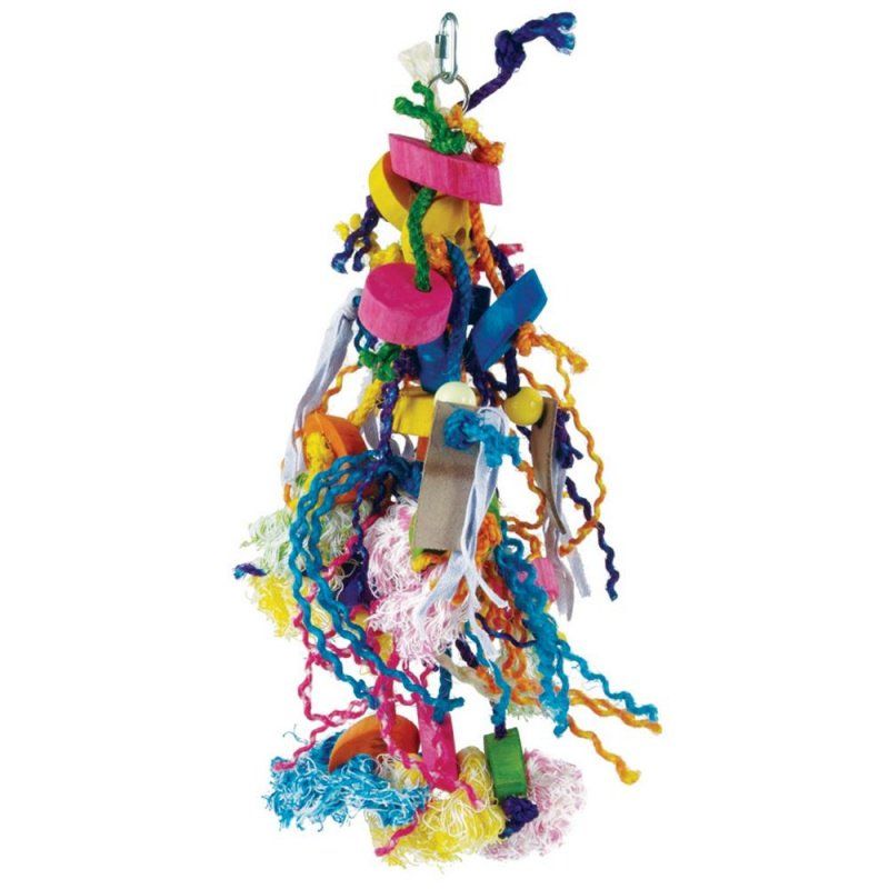 Prevue Bodacious Bites Voracious Bird Toy-Bird-Prevue-1 Pack - (7.5"W x 25"H)-