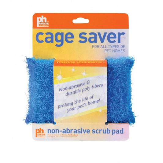 Prevue Cage Saver Non-Abrasive Scrub Pad-Bird-Prevue-1 Pack - (Assorted Colors)-