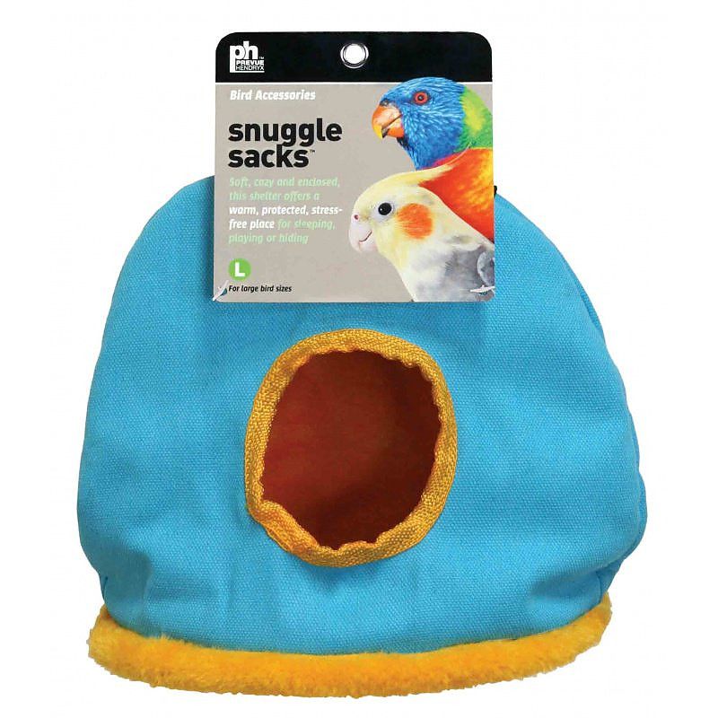 Prevue Snuggle Sack-Bird-Prevue-Large - 8.25"L x 6"W x 11"H - (Assorted Colors)-