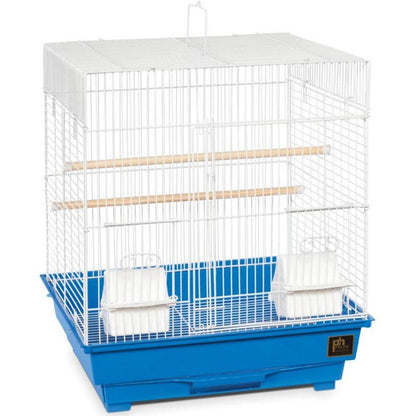 Prevue Square Top Bird Cage-Bird-Prevue-Small - 1 Pack - (16"L x 14"W x 18"H)-