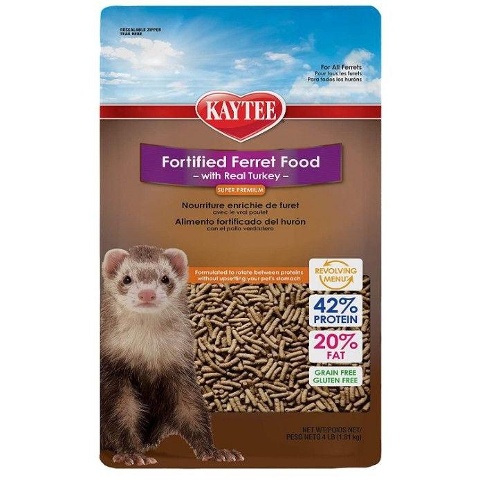 Kaytee Fortified Ferret Diet with Real Turkey-Small Pet-Kaytee-4 lbs-