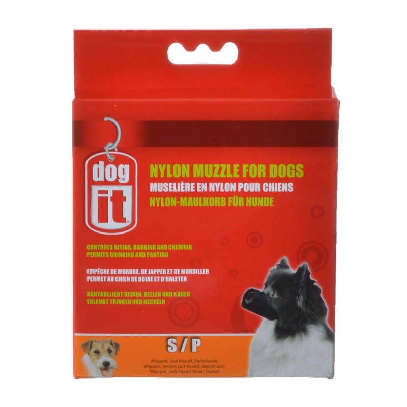 Dog It Nylon Muzzle for Dogs-Dog-Dog It-Small - (4.7" Long)-