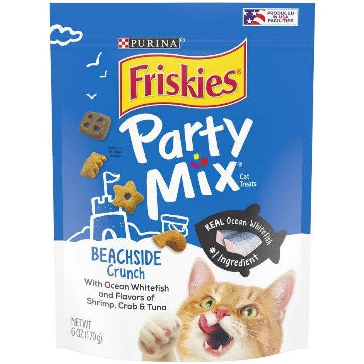 Friskies Party Mix Beachside Crunch Cat Treats-Cat-Friskies-6 oz-