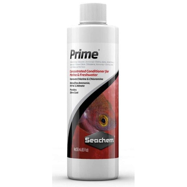 Seachem Prime Water Conditioner F/W &S/W-Fish-Seachem-100 ml (3.4 oz)-