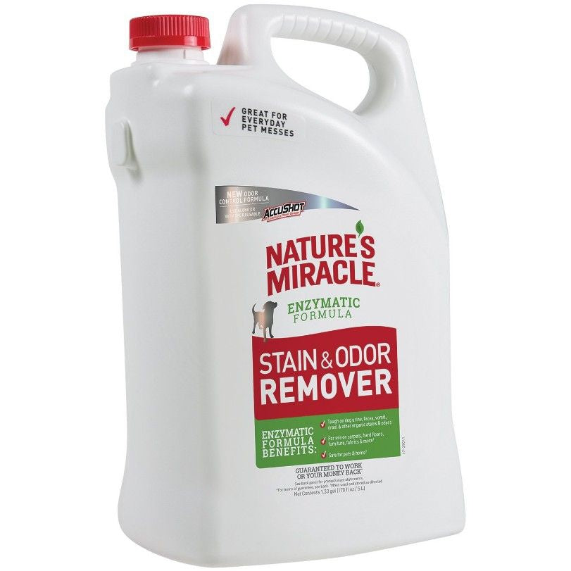 Nature's Miracle Stain & Odor Remover Refill-Dog-Natures Miracle-1.33 Gallons-