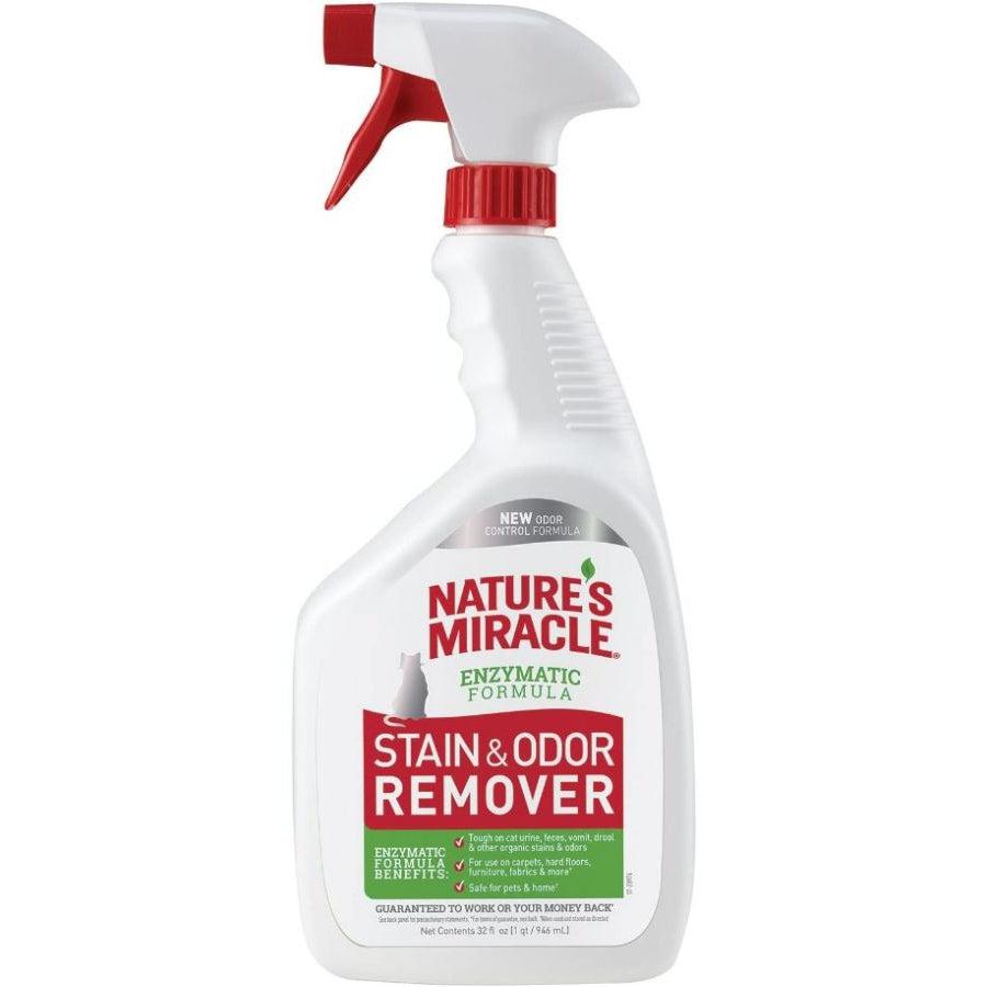 Nature's Miracle Just for Cats Stain & Odor Remover-Cat-Natures Miracle-32 oz - Spray-