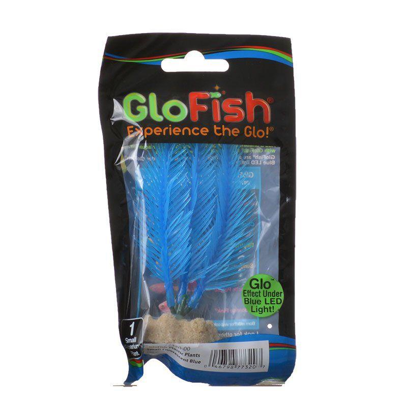 GloFish Blue Aquarium Plant-Fish-GloFish-Small - (4"-5.5" High)-