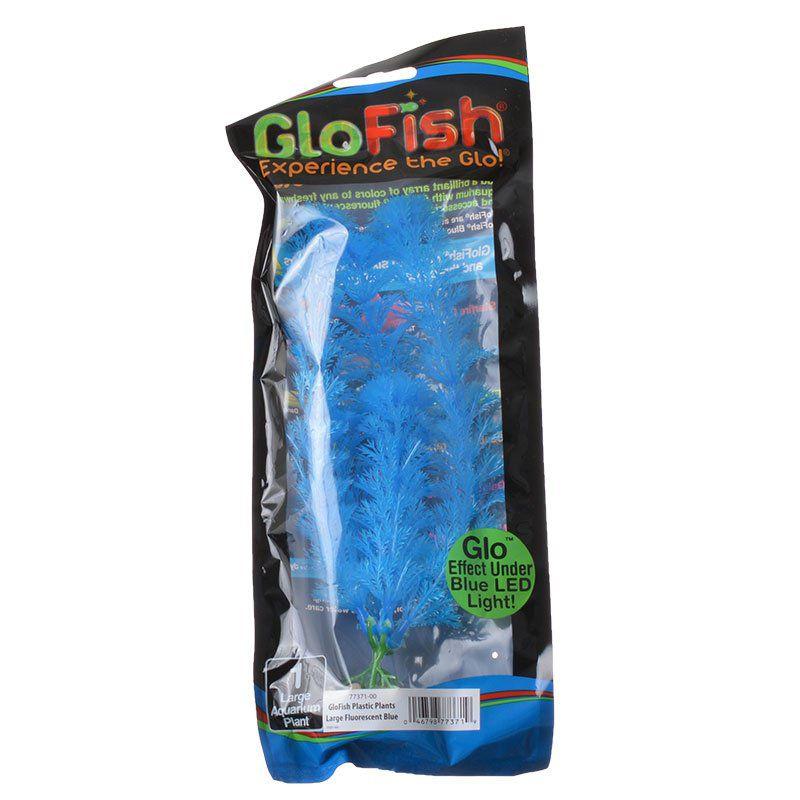 GloFish Blue Aquarium Plant-Fish-GloFish-Large - (7"-8.5" High)-