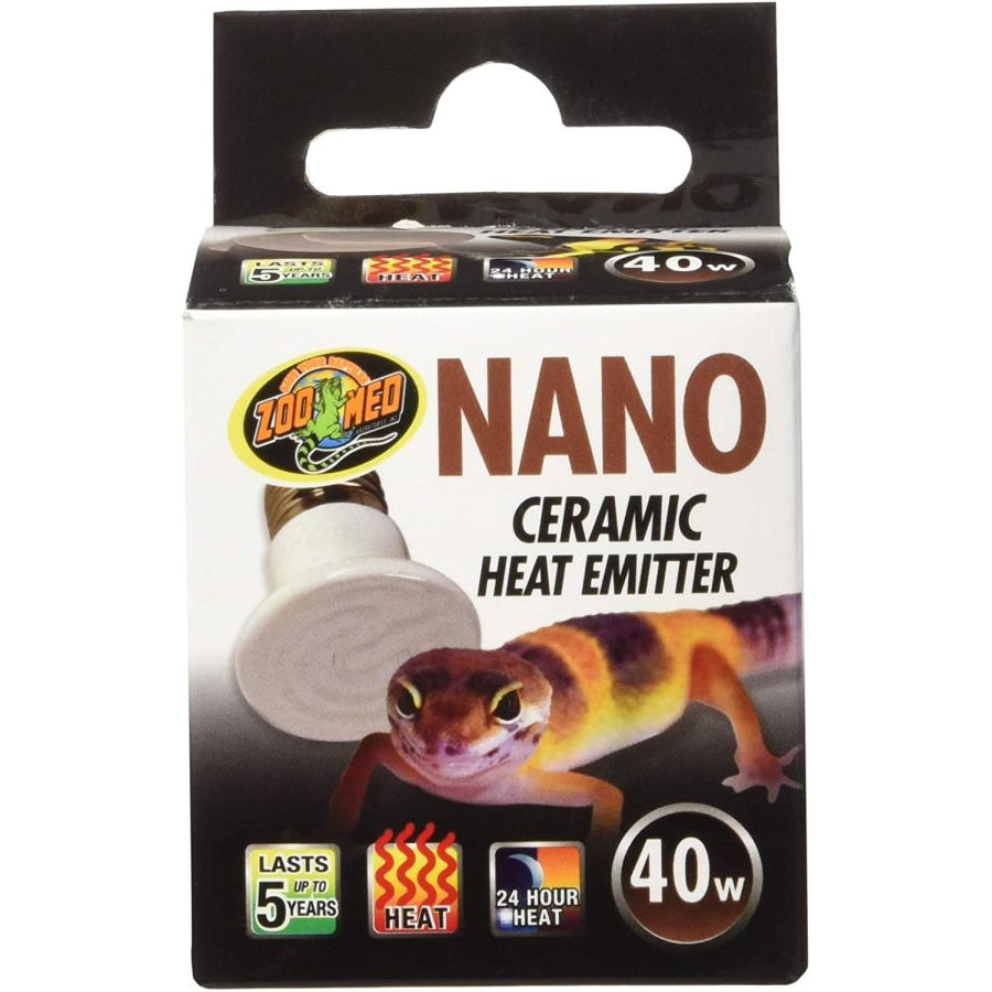 Zoo Med Nano Ceramic Heat Emitter-Reptile-Zoo Med-40 Watt-