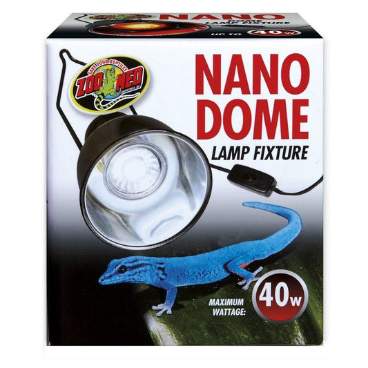 Zoo Med Nano Dome Lamp Fixture-Reptile-Zoo Med-40 Watt - (4" Diameter)-