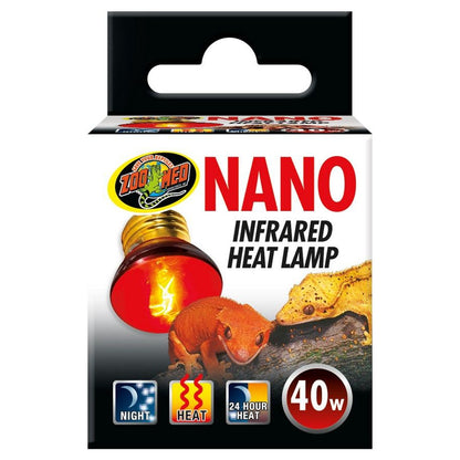 Zoo Med Nano Infrared Heat Lamp-Reptile-Zoo Med-40 Watt-