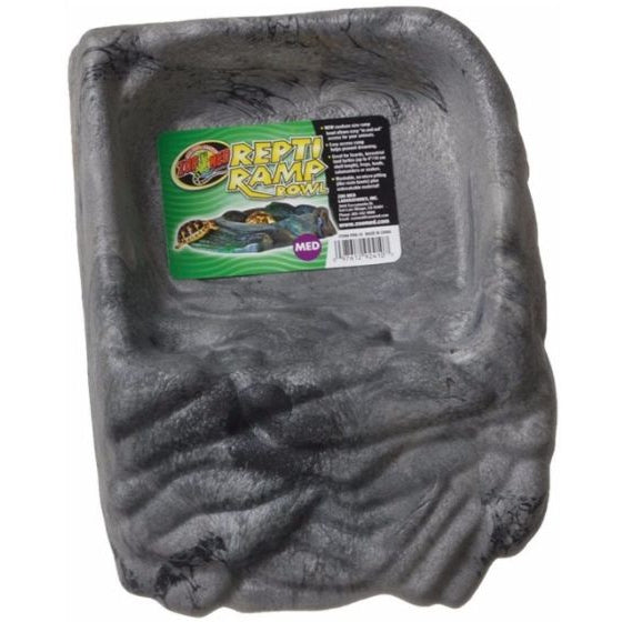 Zoo Med Repti Ramp Bowl-Reptile-Zoo Med-Medium (8"L x 6"W)-