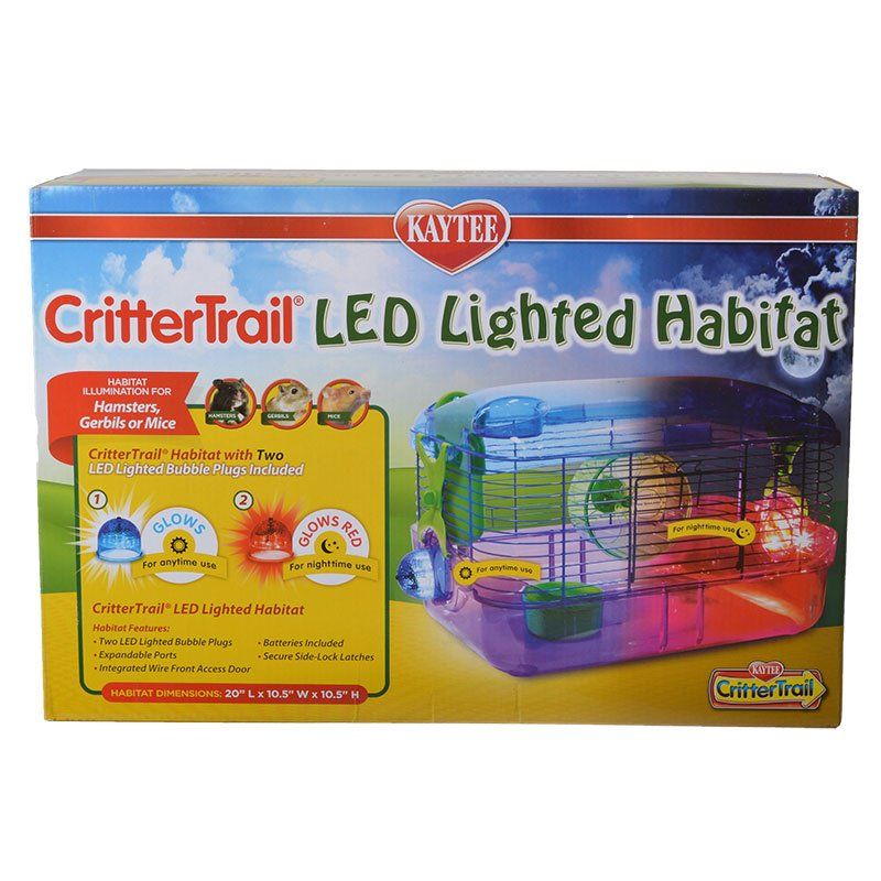 Kaytee Crittertrail LED Lighted Habitat-Animals & Pet Supplies-BimBimPet-