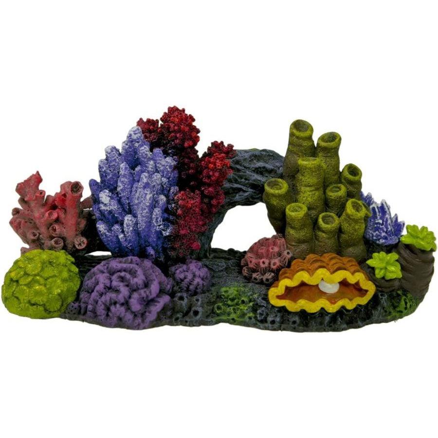 Exotic Environments Great Barrier Reef Aquarium Ornament-Fish-Blue Ribbon Pet Products-8.25"L x 3.75"W x 3.75"H-