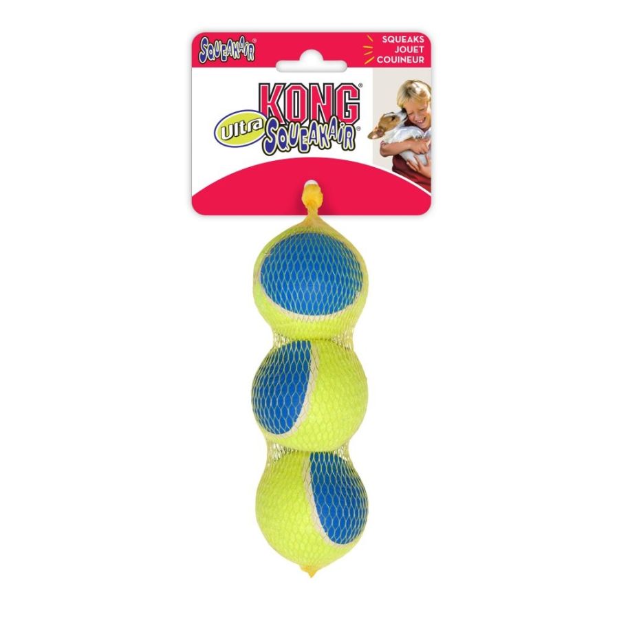 KONG Ultra Squeakair Ball Dog Toy-Dog-KONG-Medium - 3 Pack - (2.5" Diameter)-