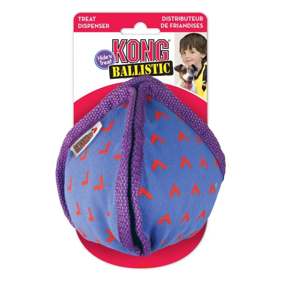 KONG Ballistic Hide N Treat Dog Toy-Dog-KONG-1 Pack-