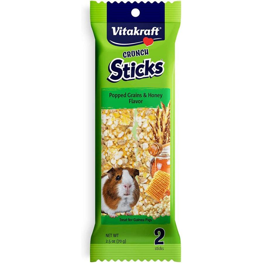 Vitakraft Guinea Pig Crunch Sticks with Popped Grains & Honey-Small Pet-Vitakraft-2 Pack - (2.5 oz)-