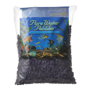 Pure Water Pebbles Aquarium Gravel - Purple Passion-Fish-Pure Water Pebbles-2 lbs (3.1-6.3 mm Grain)-