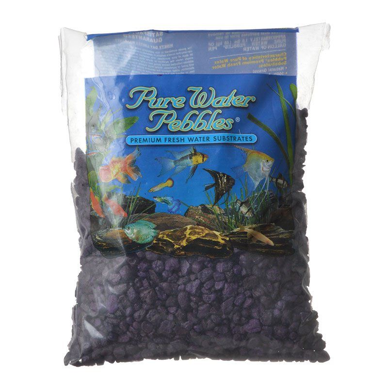Pure Water Pebbles Aquarium Gravel - Purple Passion-Fish-Pure Water Pebbles-2 lbs (3.1-6.3 mm Grain)-