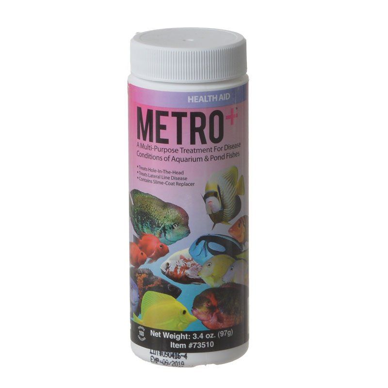 Aquarium Solutions Metro+-Fish-Hikari-3.4 oz - (Treats 100 Gallons)-