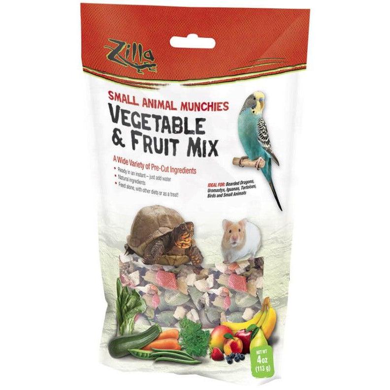 Zilla Small Animal Munchies - Vegetable & Fruit Mix-Reptile-Zilla-4 oz-