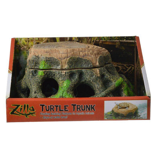 Zilla Freestanding Floating Basking Platform - Turtle Trunk-Reptile-Zilla-1 Pack - (11.75"L x 9.5"W x 5.25"H)-