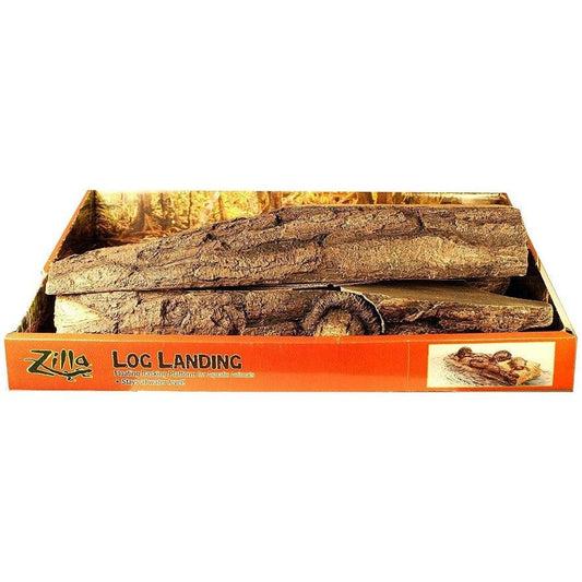 Zilla Freestanding Floating Basking Platform - Log Landing-Reptile-Zilla-1 Pack - (18"L x 9"W x 5"H)-