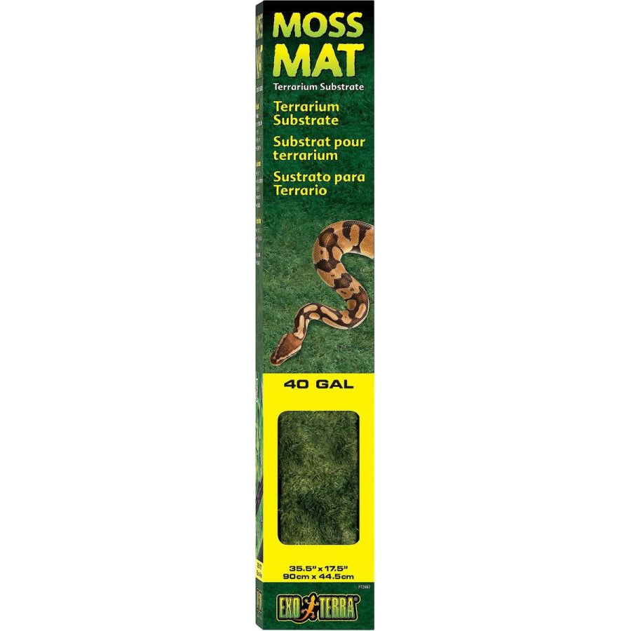 Exo-Terra Moss Mat Terrarium Substrate-Reptile-Exo-Terra-40 Gallon - (35.5"L x 17.5"W)-