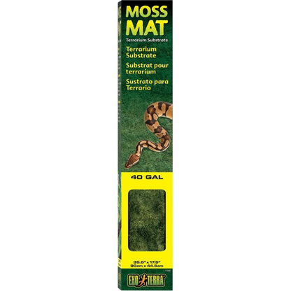Exo-Terra Moss Mat Terrarium Substrate-Reptile-Exo-Terra-40 Gallon - (35.5"L x 17.5"W)-