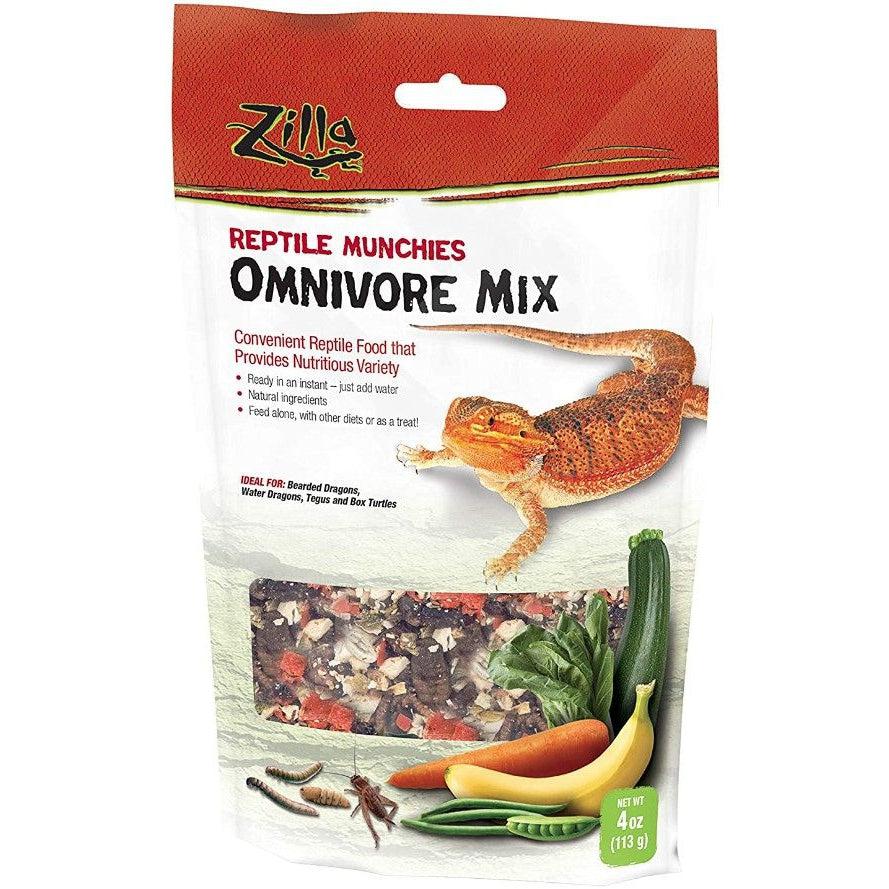 Zilla Reptile Munchies - Omnivore Mix-Reptile-Zilla-4 oz-