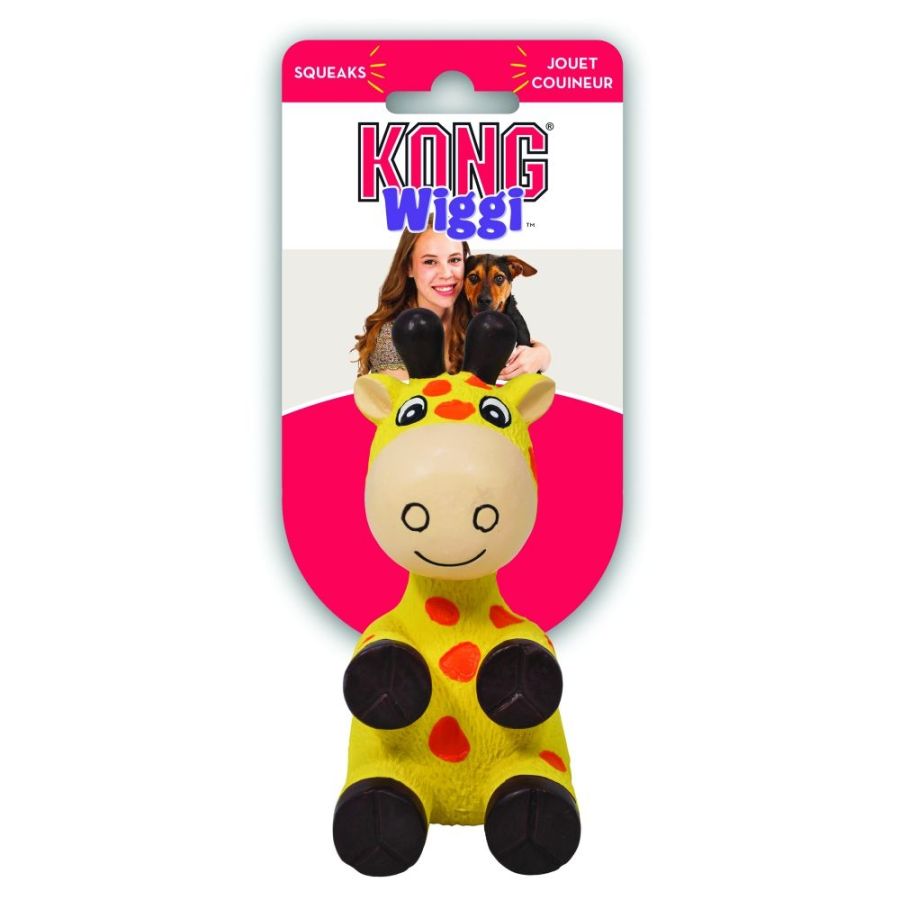 KONG Wiggi Giraffe Dog Toy-Dog-KONG-Large - 1 Pack-