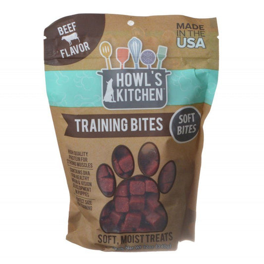 Howl's Kitchen Training Bites Soft Bites - Beef Flavor-Dog-Howl's Kitchen-12 oz-