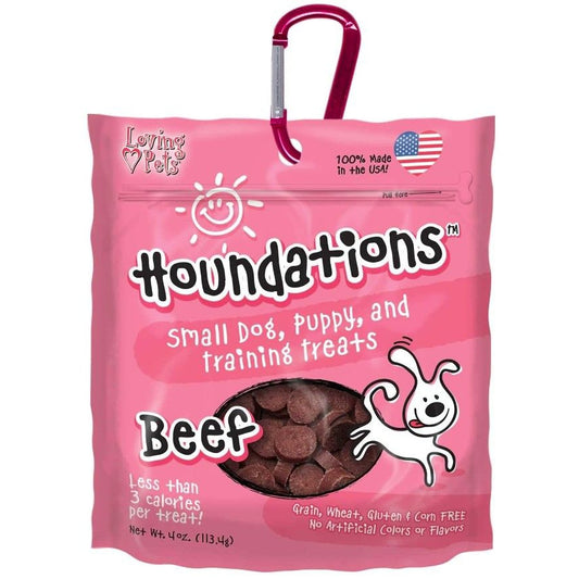 Loving Pets Houndations Training Treats - Beef-Dog-Loving Pets-4 oz-