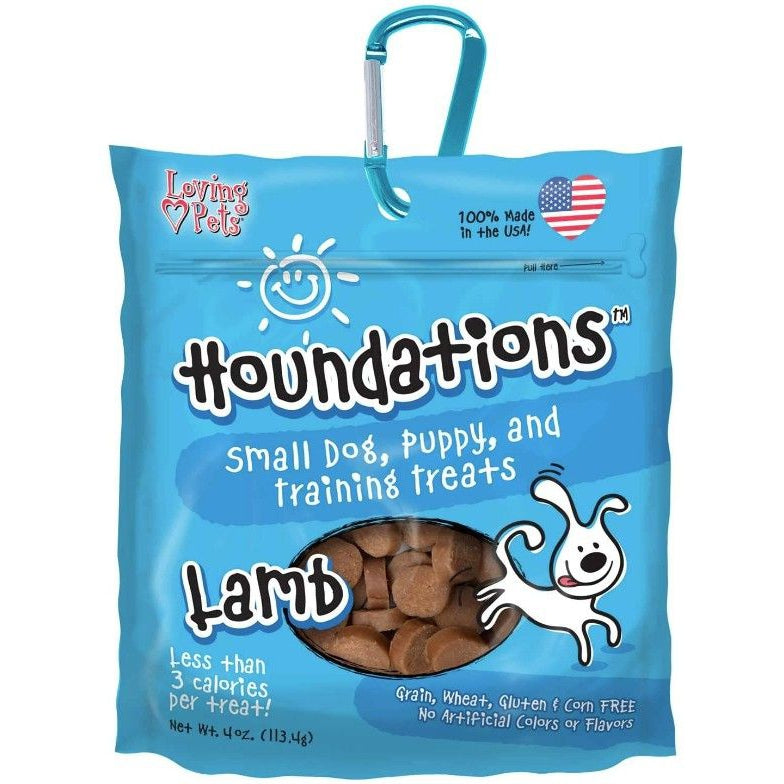 Loving Pets Houndations Training Treats - Lamb-Dog-Loving Pets-4 oz-