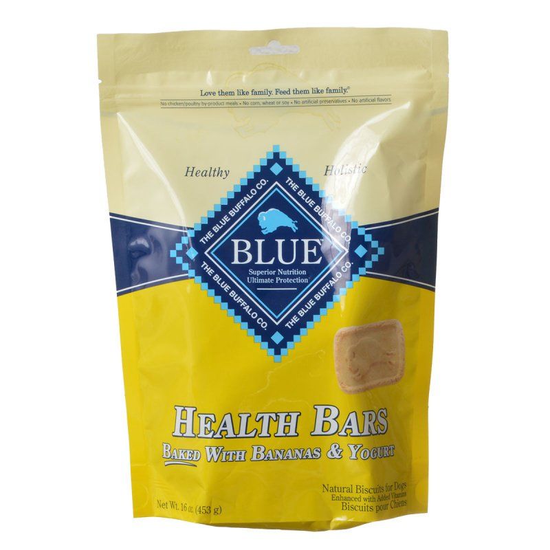 Blue Buffalo Health Bars Dog Biscuits - Baked with Bananas & Yogurt-Dog-Blue Buffalo-16 oz-