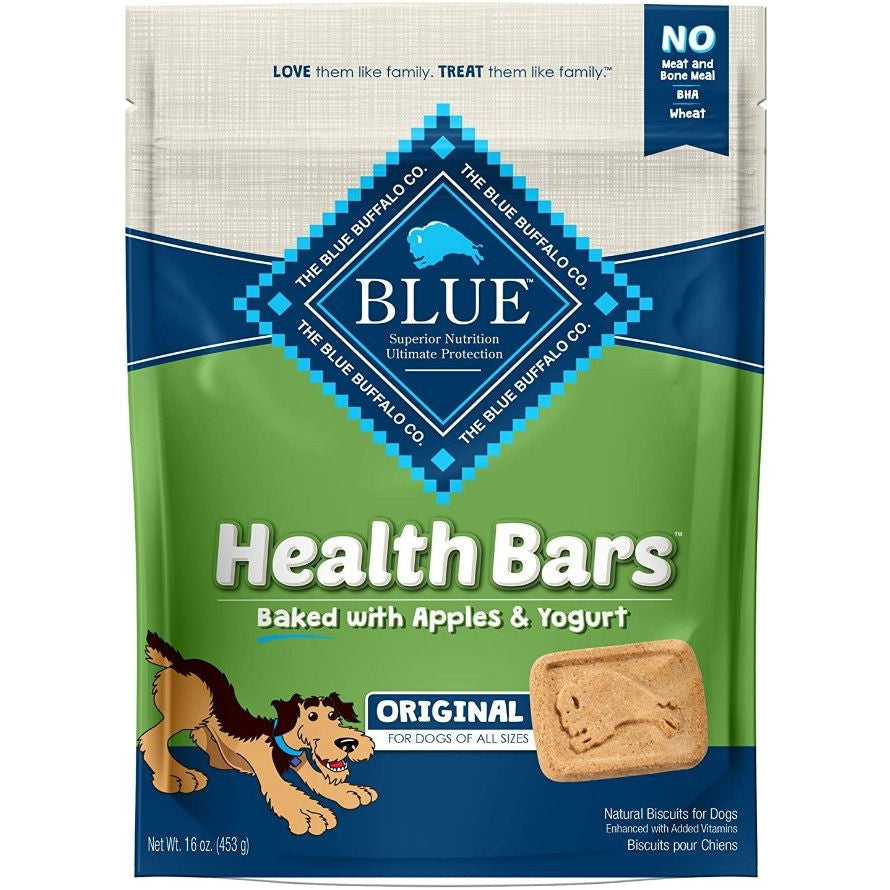 Blue Buffalo Health Bars Dog Biscuits - Baked with Apples & Yogurt-Dog-Blue Buffalo-16 oz-